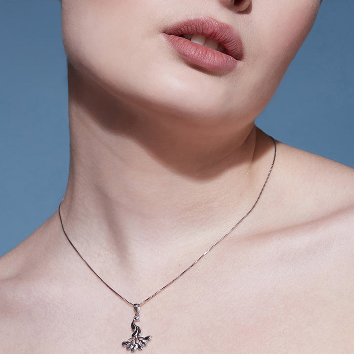 Peacock Silver 925 Silver Necklace Chain