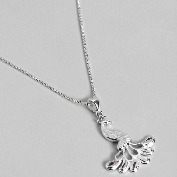 Peacock Silver 925 Silver Necklace Chain