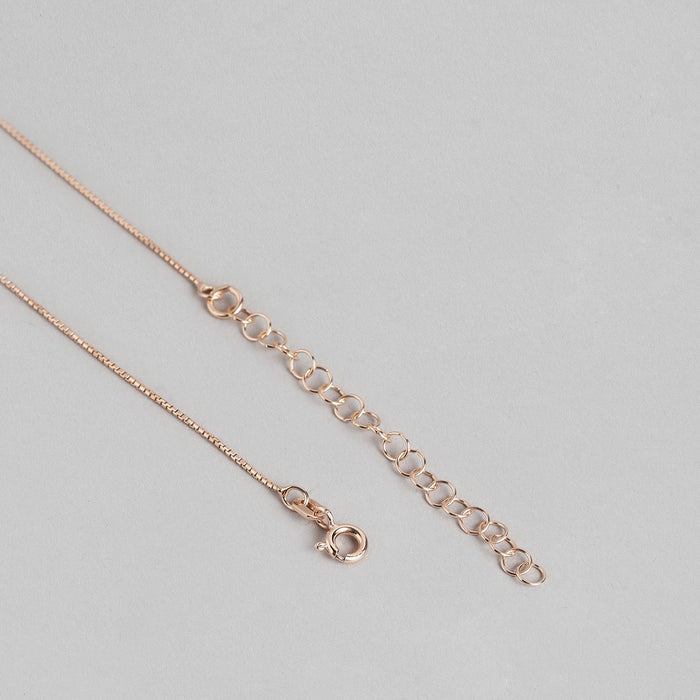 Pearl Elegance Rose Gold-Plated CZ & Pearl 925 Sterling Silver Set