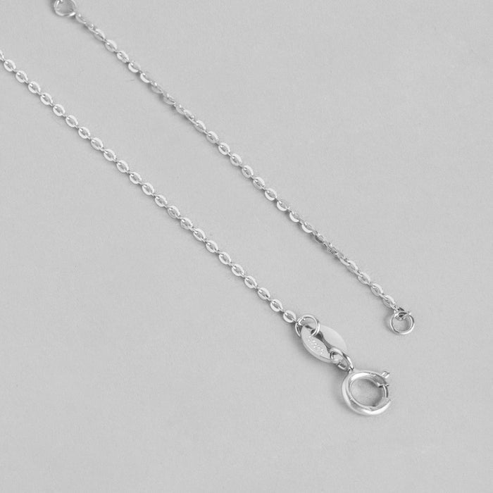 Pearl Radiance Harmony Rhodium-Plated 925 Sterling Silver Necklace