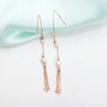Pearl Rose Gold Plated 925 Sterling Silver Earrings
