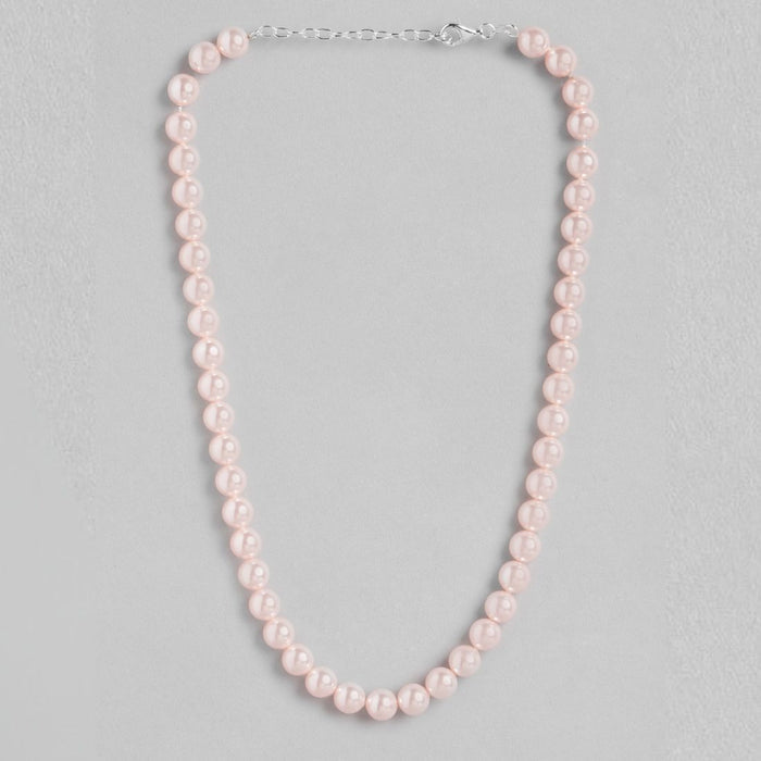 Pearlescent Accent Embrace 925 Sterling Silver Necklace