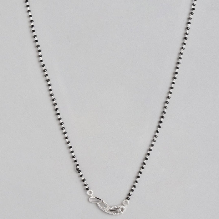 Petals Mangalsutra 925 Rhodium-plated Silver