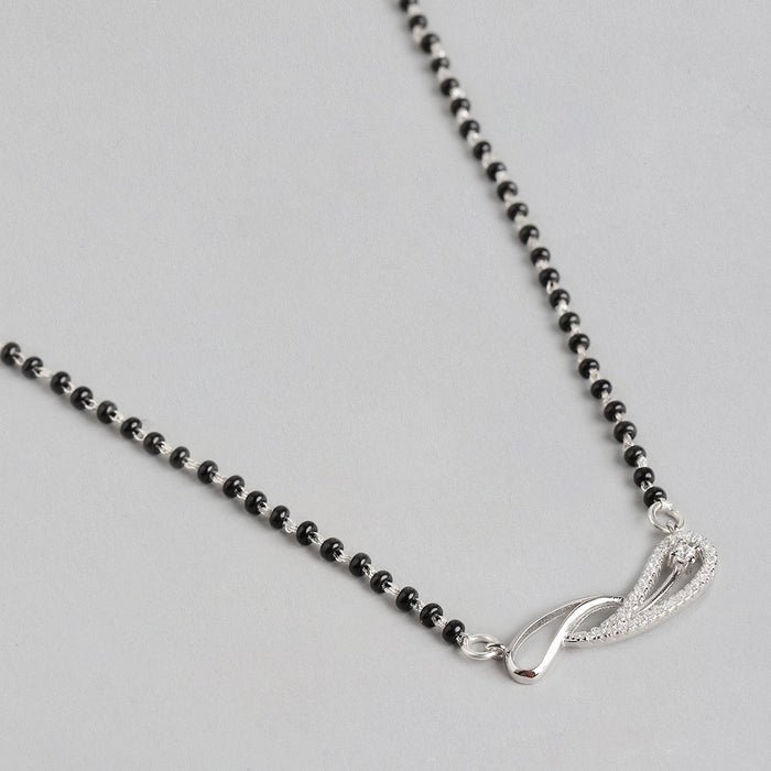 Petals Mangalsutra 925 Rhodium-plated Silver