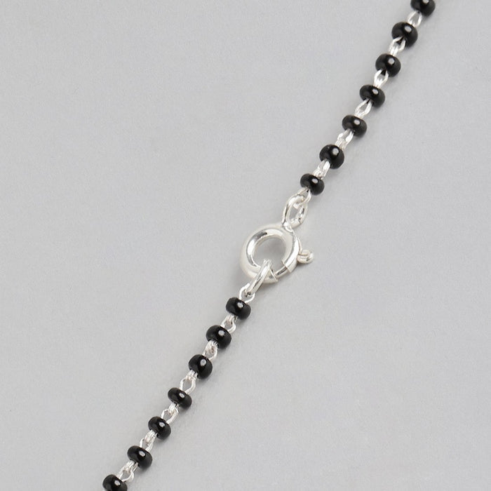 Petals Mangalsutra 925 Rhodium-plated Silver