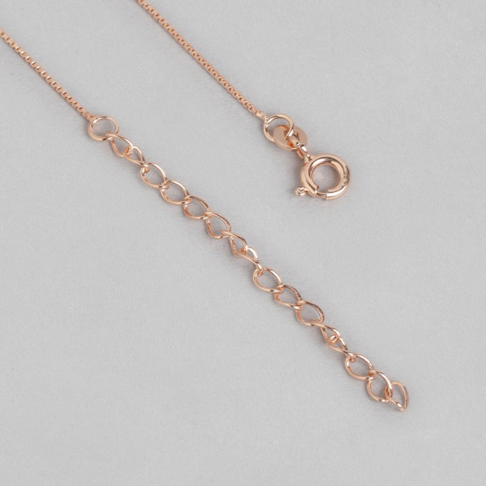 Pink Clover 925 Sterling Silver Pendant with Chain