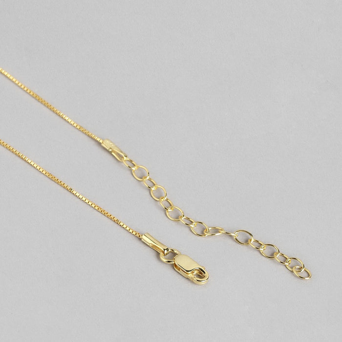 Pink Elegance: Gold-Plated 925 Sterling Silver Pendent with Chain