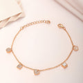 Playful Charms Rose Gold-Plated 925 Silver Bracelet