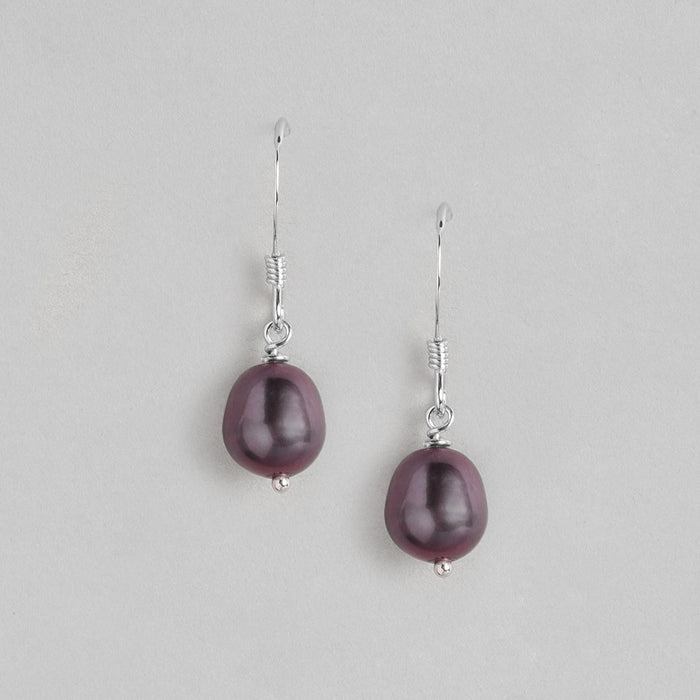 Plum Drop 925 Sterling Silver Earrings