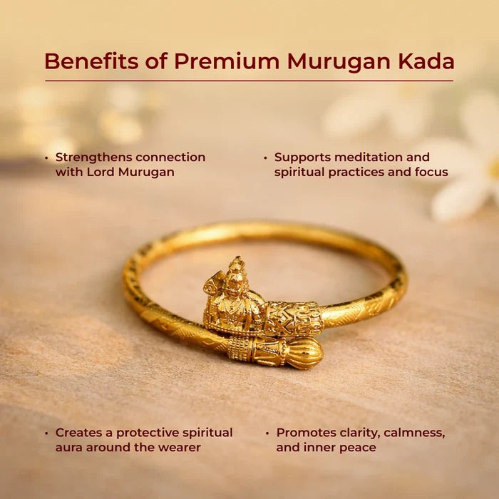 Premium Murugan Kada | Spiritual Jewelry for Strength and Protection - view 6