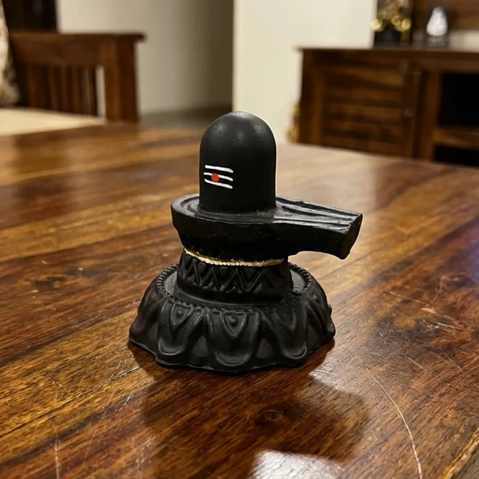 Premium Resin Shivling Idol – Ideal for Car & Office Desk