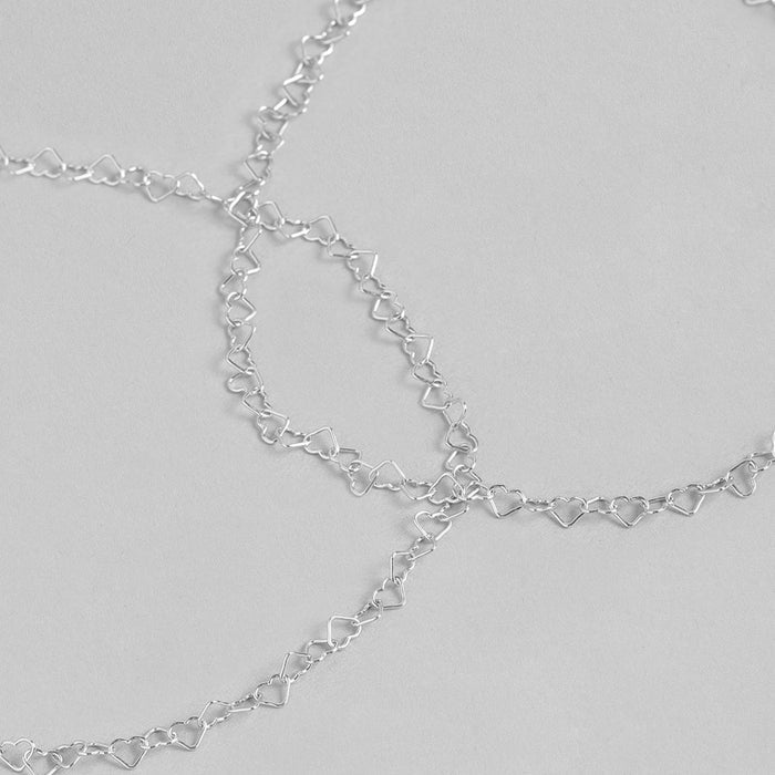 Pretty hearts 925 Sterling Silver Anklets
