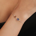 Protective Charm Silver Plated 925 Sterling Silver Bracelet