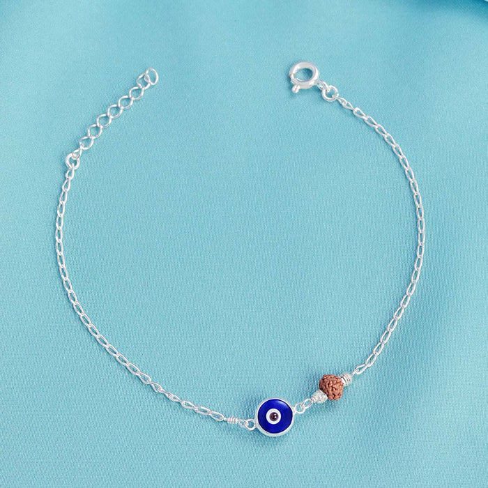 Protective Charm Silver Plated 925 Sterling Silver Bracelet