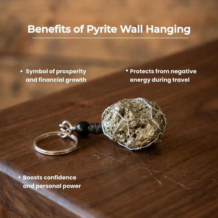Pyrite Key Chain & Bag Charm - view 3