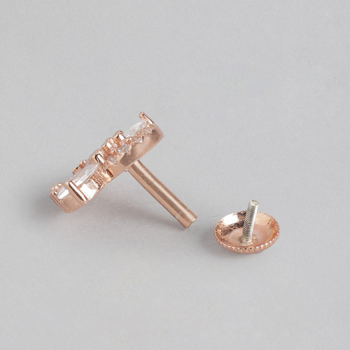 Radiance CZ Rose Gold-Plated 925 Sterling Silver Jewelry Set