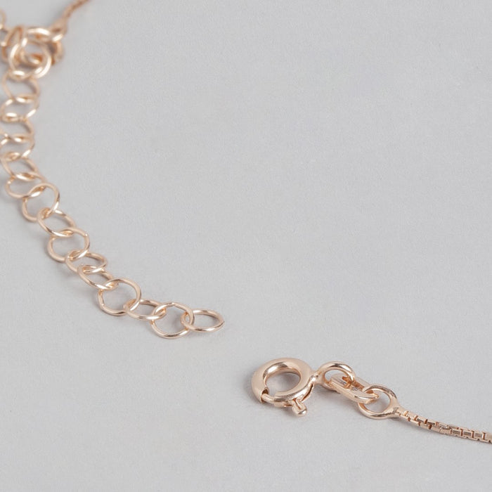 Radiance CZ Rose Gold-Plated 925 Sterling Silver Jewelry Set