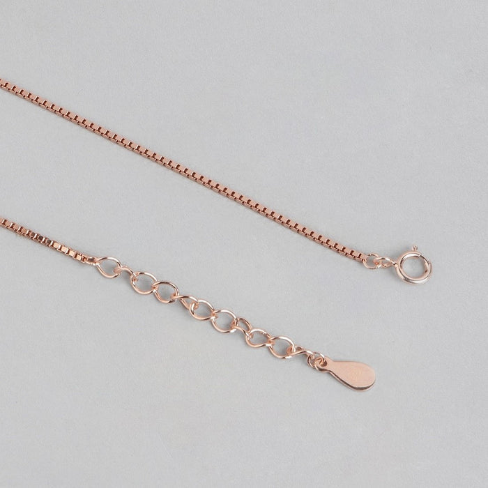 Radiant Allure Rose Gold-Plated CZ 925 Sterling Silver Women's Bracelet