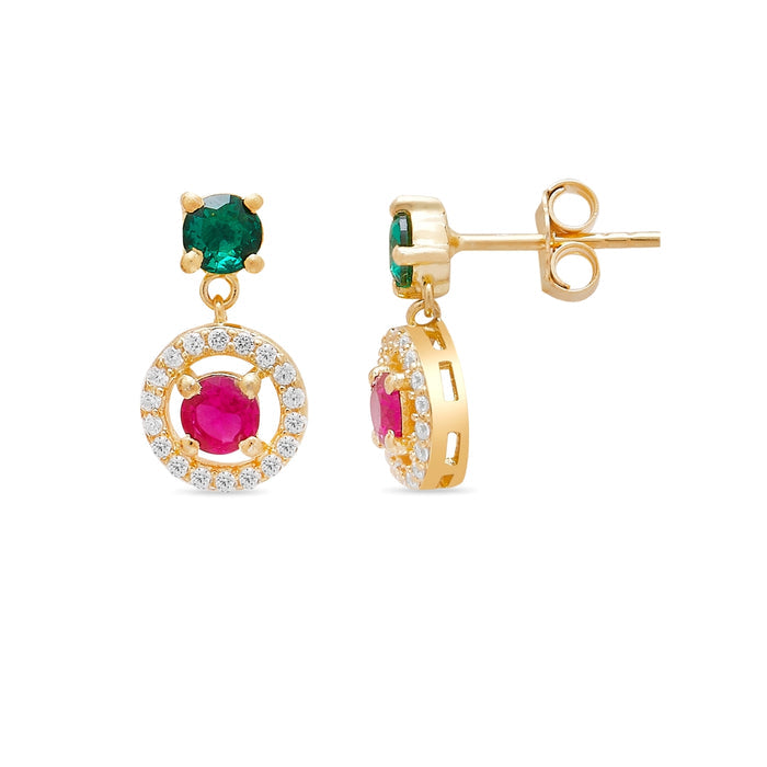 Radiant Aura Gold-Plated 925 Sterling Silver Jewellery Set