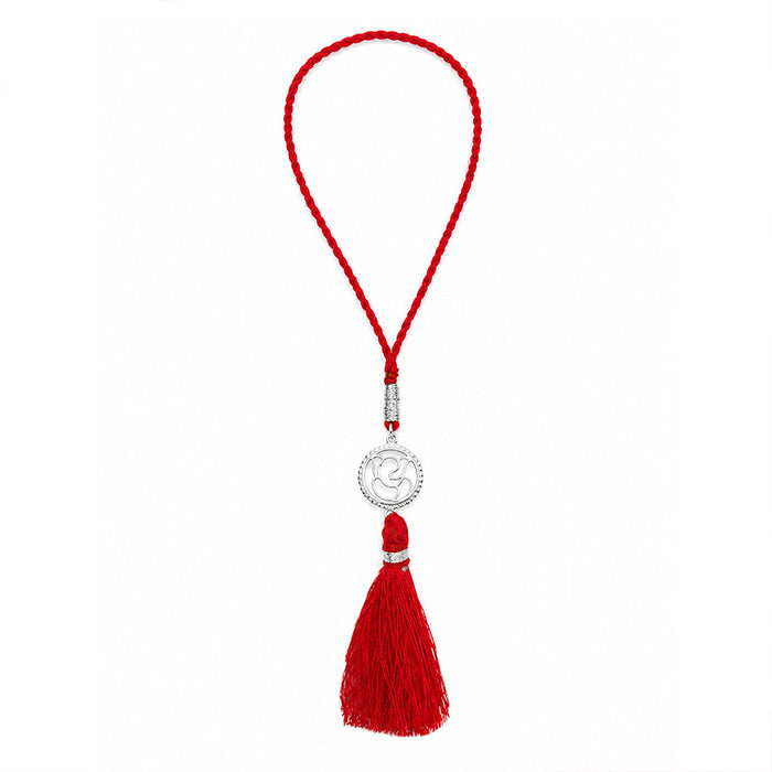 Radiant Bloom Rhodium Plated 925 Silver Lumba