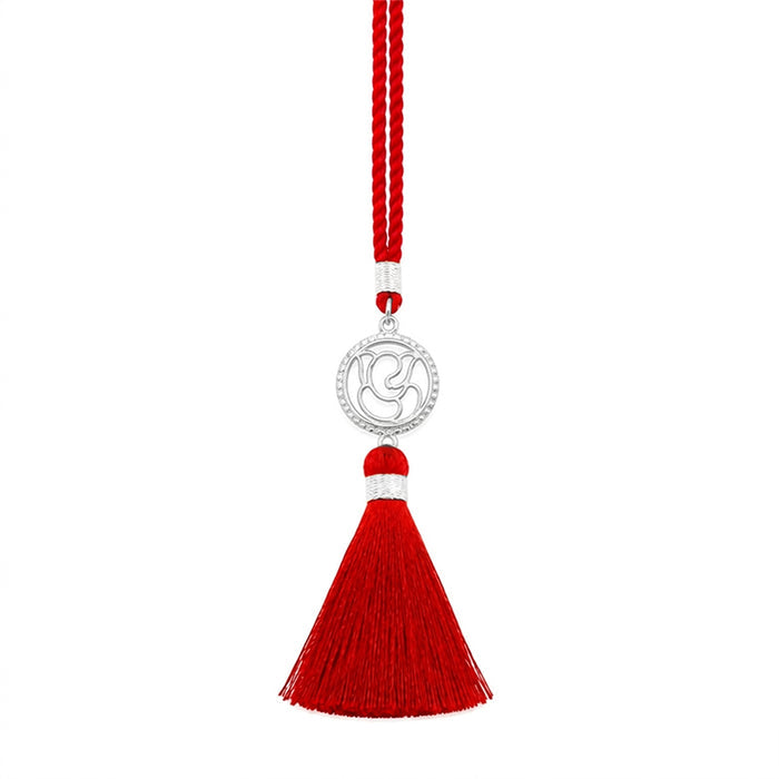 Radiant Bloom Rhodium Plated 925 Silver Lumba