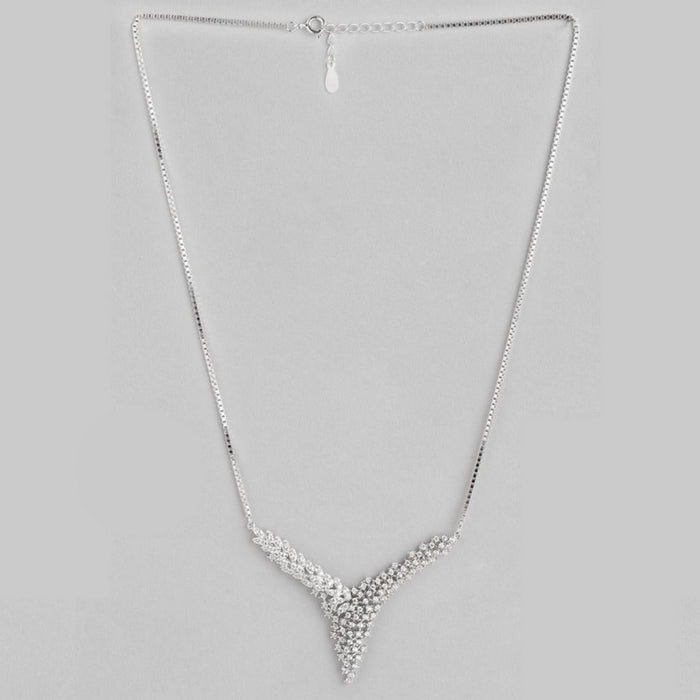 Radiant CZ 925 Sterling Silver Necklace