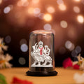 Radiant Devotion Rhodium-Plated 999 Silver Ambey mata Idol