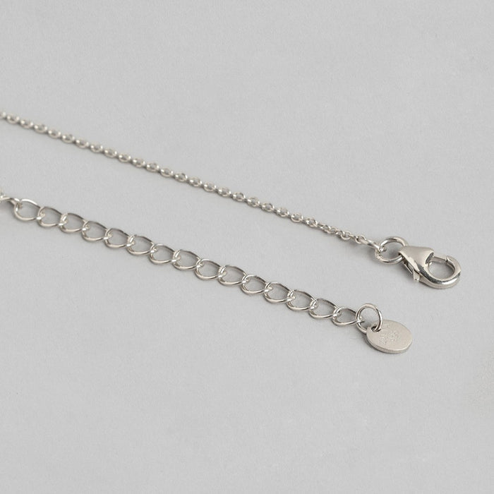Radiant Droplets Rhodium-Plated 925 Sterling Silver Necklace