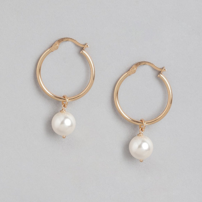 Radiant Duo 925 Sterling Silver Rose Gold-Plated Double Hoop Earrings Set