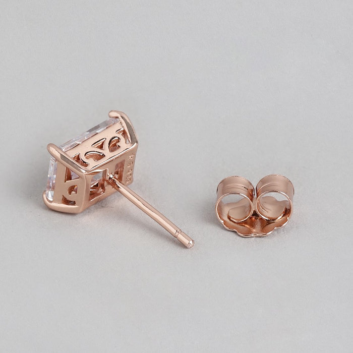 Radiant Glow Rose Gold-Plated CZ 925 Sterling Silver Jewelry Set