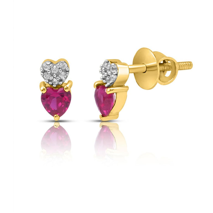 Radiant Heart Gold Plated 925 Sterling Silver Jewellery Set