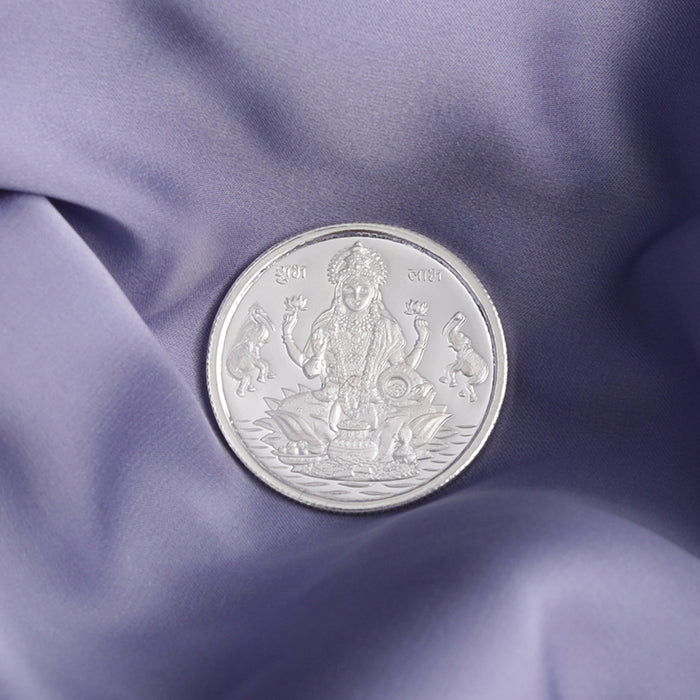 Radiant Lakshmi 999 Fine Silver Coin- 10 gm