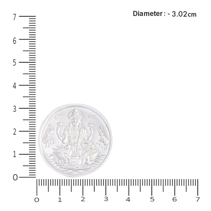 Radiant Lakshmi 999 Fine Silver Coin- 10 gm