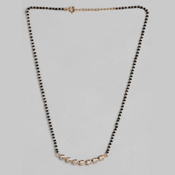 Radiant Love 925 Sterling Silver Mangal sutra with Cubic Zirconia