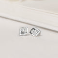 Radiant Reflections 925 Sterling Silver Abstract Earrings