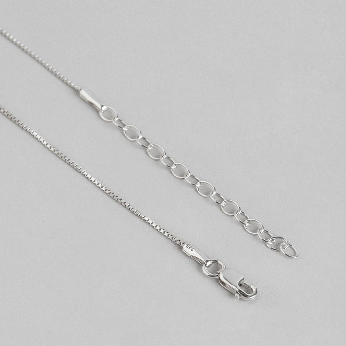 Radiant Rhodium Circle of Sparkle CZ 925 Sterling Silver Pendant with Chain