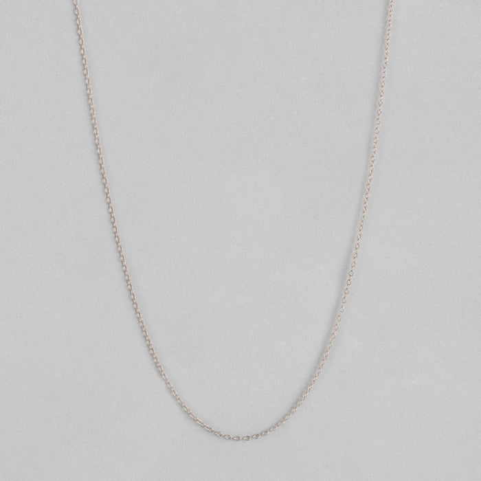 Radiant Rosegold Elegance 925 Sterling Silver Link Chain