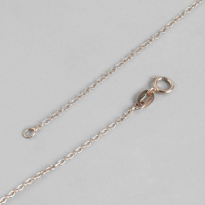 Radiant Rosegold Elegance 925 Sterling Silver Link Chain