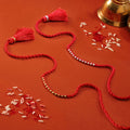 Radiant Thread of Love Rhodium & Gold-Plated 925 Silver Rakhi Combo