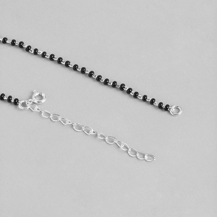 Radiant Union 925 Sterling Silver Rhodium-Plated Mangalsutra
