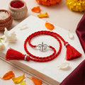 Ram Dhanush Oxidised 925 Silver Rakhi (Zavya Signature)