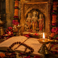 Pandit reciting the Ram Raksha Stotra path online at Ayodhya