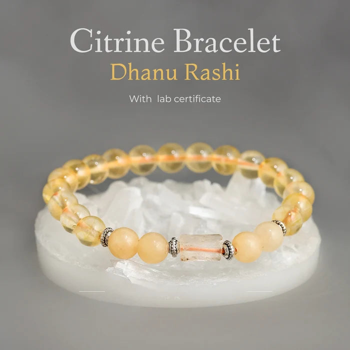 Three natural rashi stone bracelets from the trio set