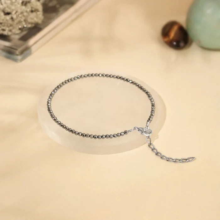 Raw Pyrite Anklet