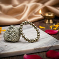 Raw Pyrite Stone & Bracelet Combo