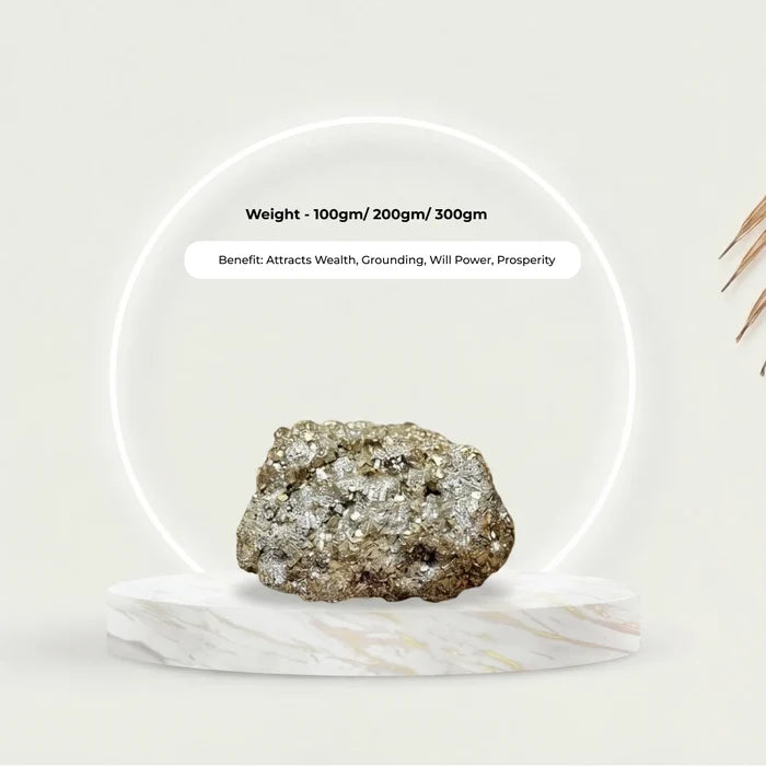 Raw Pyrite Stone - view 2