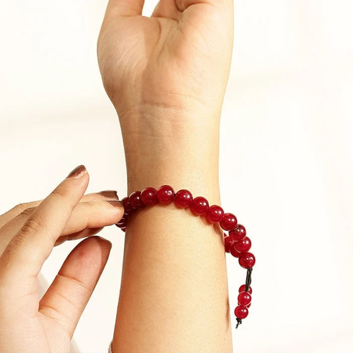 Red Aventurine Stone Bracelet - view 2