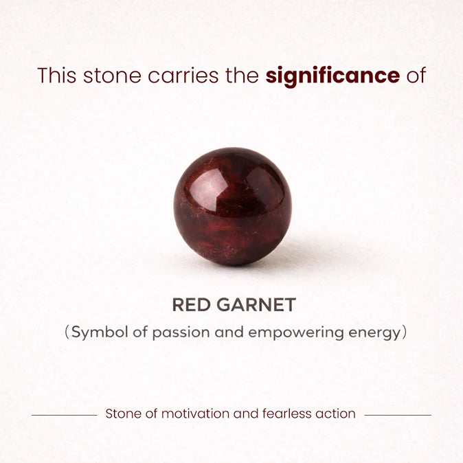 Red Garnet Anklet