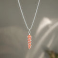 Red Jasper Stone Locket with Chain