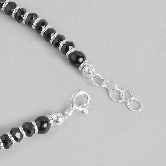 Red Smiley Floral 925 Sterling Silver Kids Bracelet (Age : 0-3 Years)